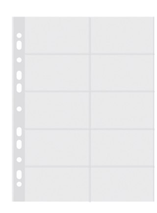 Koszulka na wizytówki DONAU A4 (10) wycofana _ 50mic 1716001PL-00