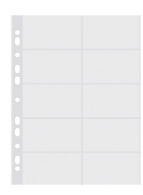 Koszulka na wizytówki DONAU A4 (10) wycofana _ 50mic 1716001PL-00