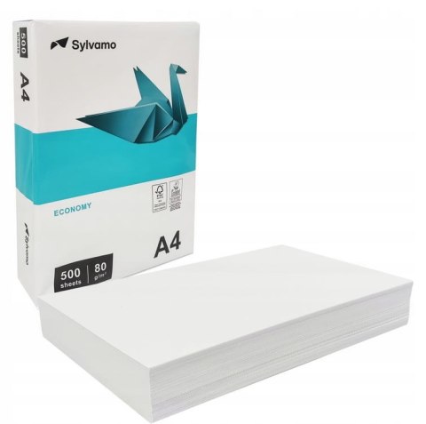 Papier do drukarki ksero A4/500 80g. SYLVAMO Economy
