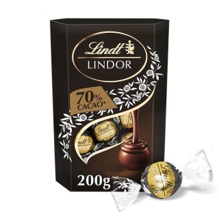Pralinki LINDT LINDOR z gorzkiej czekolady z nadzieniem 200g