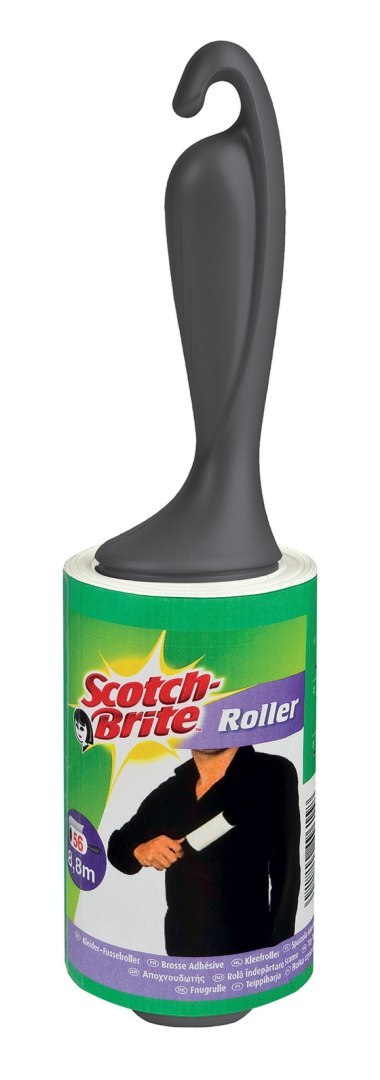 Rolka czyszcząca SCOTCH BRITE_ Silver, 56 listków, czarna Rolka czyszcząca SCOTCH BRITE_ Silver, 56 listków, czarna