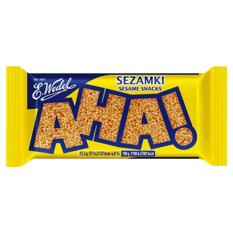 Sezamki WEDEL AHA! 27,2g