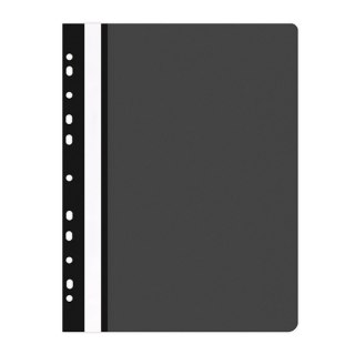 Skoroszyt , PP, A4, miękki, 100/170mikr., wpinany, czarny, typu OFFICE PRODUCTS 21104121-05