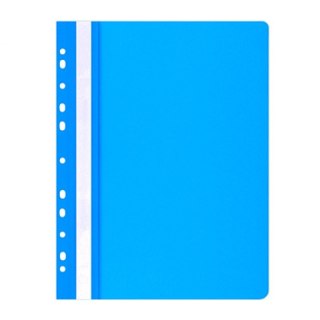 Skoroszyt , PP, A4, miękki, 100/170mikr., wpinany, niebieski, typu OFFICE PRODUCTS 21104121-01