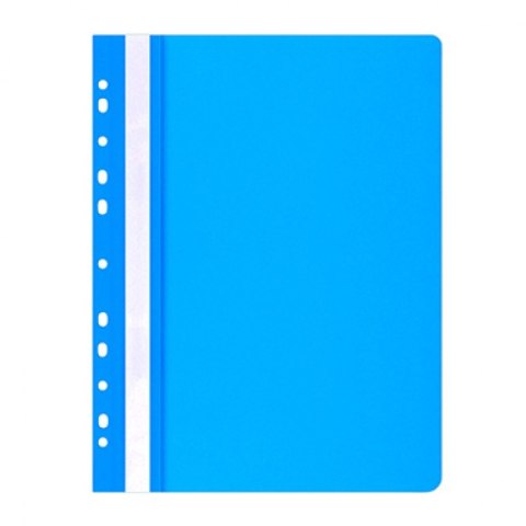 Skoroszyt , PP, A4, miękki, 100/170mikr., wpinany, niebieski, typu OFFICE PRODUCTS 21104121-01