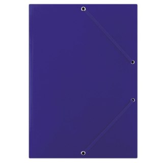 Teczka z gumką FEP10G-niebiesk DONAU gładka