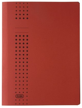 (WYCOFANE)Skoroszyt kartonowy A4 CHIC czerwony 100090788 ELBA