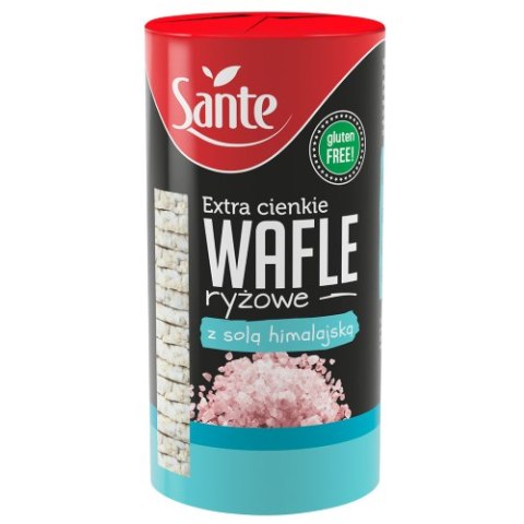 Wafle ryżowe z solą himalajską extra cienkie 110g SANTE Wafle ryżowe z solą himalajską extra cienkie 110g SANTE