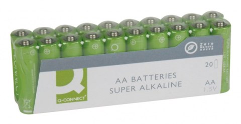Baterie super-alkaliczne Q-CONNECT AA, LR06, 1,5V, 20szt. KF10848 Baterie super-alkaliczne Q-CONNECT AA, LR06, 1,5V, 20szt. KF10848