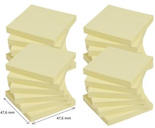 Bloczek samoprzylepny POST-IT_ Super Sticky (622-SSCY-24VP), 47, 6x47, 6mm, 24x90 kart., żółte, 3 bloczki GRATIS