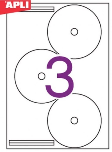 Etykiety 10294 Q114 CD perman entna (100ark-300szt) APLI