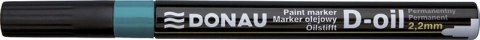 Marker olejowy D-Oil, okrągły, 2,2mm, zielony, typu DONAU 7368001PL-06