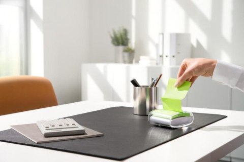 Podajnik do bloczków samoprzylepnych POST-IT_ Pro (PRO-W-12SSCOL-R330), biały, w zestawie 12 bloczków Super Sticky Z-Notes