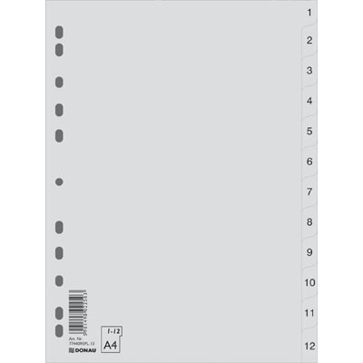 Przek.A4 1-12 PP szar. 7744095 PL-13 DONAU B470412.00