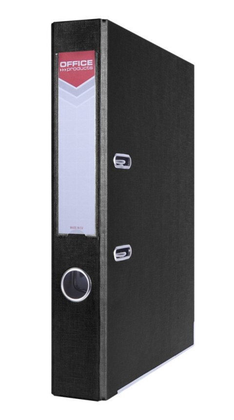 Segregator OFFICE PRODUCTS Officer z szyną, PP, A4/55mm, czarny 21011121-05 Segregator OFFICE PRODUCTS Officer z szyną, PP, A4/55mm, czarny 21011121-05