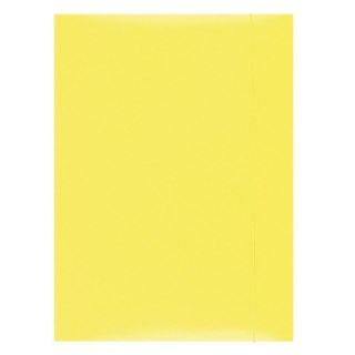 Teczka skrzydłowa z gumką żółta 21191131-06 office products