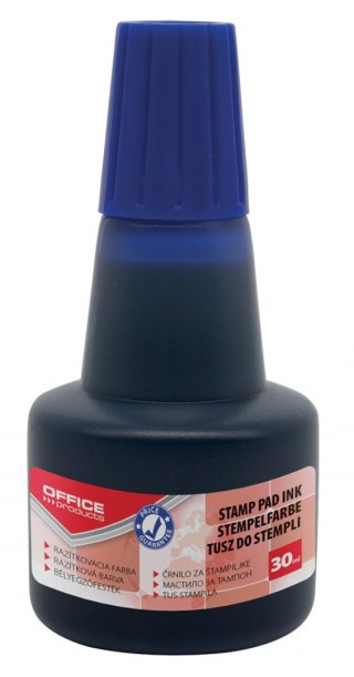 Tusz do pieczątek OFFFICE PRODUCTS, 30ml, niebieski 18143011-01