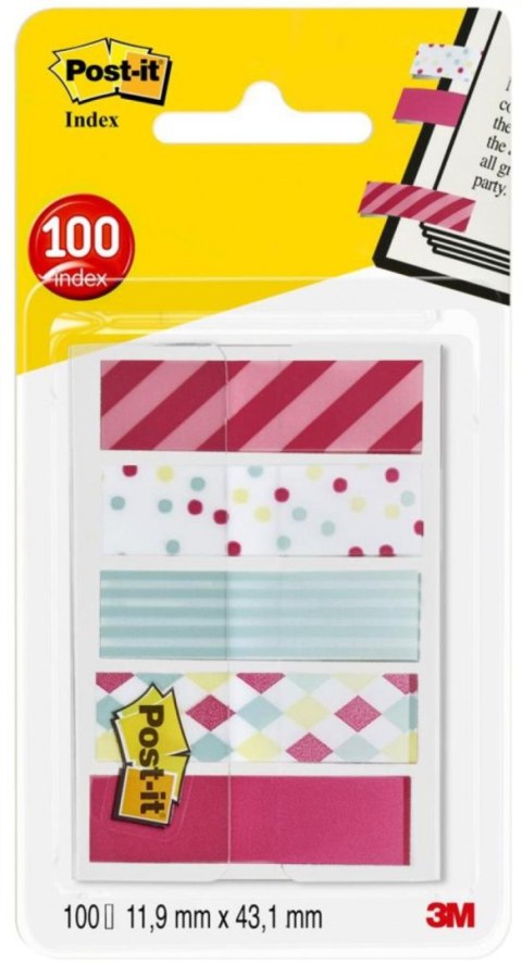 Zakładki_indeksujące POST-IT_ Mini (684-CAN5), PP, 11,9x43,2mm, 5x20 kart