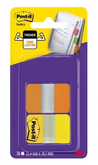 Zakładki indeksujące POST-IT_ do archiwizacji (686-OY), PP, silne, 38x25,4mm, 2x8 kart., mix kolorów
