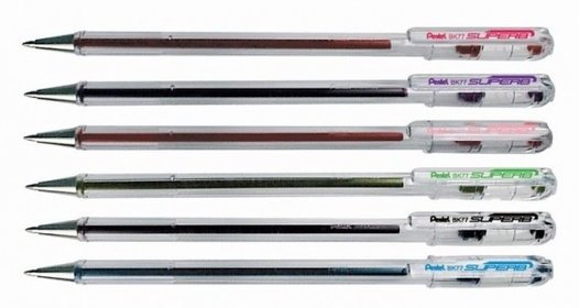 20172017.09.069114222594ba34207386_dlk0560 Długopis 0,7mm SUPERB zielony BK77-D PENTEL - obrazek 1