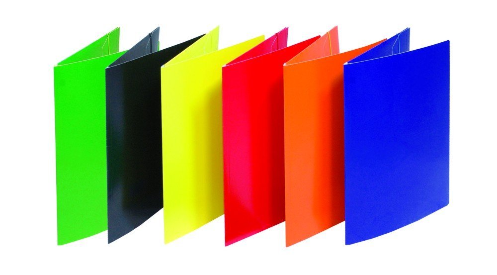 Teczka z gumka lak.DOX 2056001 -04 DONAU czerwona