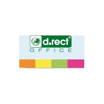 Zakładka indeksująca papierowa 20x50mm 4x40szt. neon 009142 D.RECT