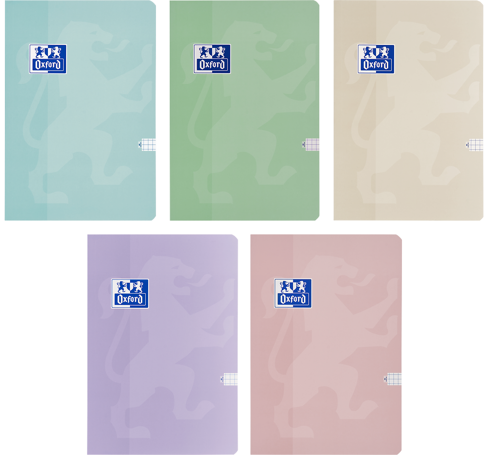 Brulion Oxford Touch Pastelowy B5 60 kartek 90 g kratka 5x5 mm 400175358