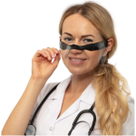 PółPrzyłbica ochronna na usta i nos Czarny FILC idealnie przezroczysta rozmiar uniwersalny 0,15 mm-0,3 mm Atest PZH wszy - obrazek 6