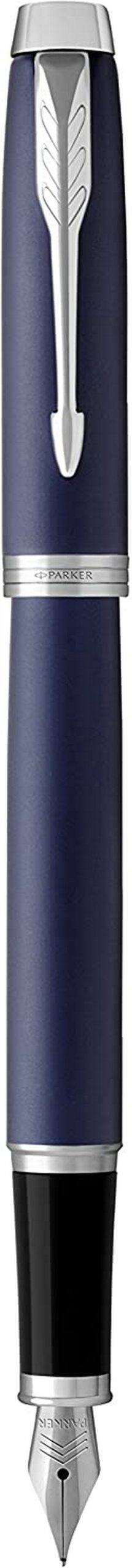 pi-0372055 Pióro wieczne (M) PARKER IM MATTE BLUE CT 1931654, giftbox - obrazek 1