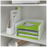 Półka na dokumenty Leitz WOW dwukolorowa, zielona 53611054 - obrazek 4