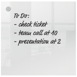 Tablica akrylowa suchościeralna do zawieszania na ścianie Nobo Home 600x450mm  1915621 - obrazek 7