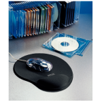 Podkładka żelowa pod mysz czarna ESSELTE DATALINE 67106 - obrazek 3