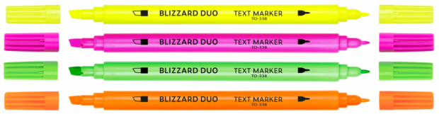 Zakreślacze tekstu BLIZZARD DUO różowy TO-338 Toma