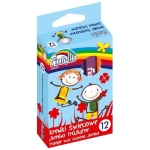 Kredki FIORELLO świecowe trójkątne 12 kolorów JUMBO 170-2209