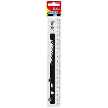 Linijka plastikowa 20cm GR-896E przezroczysta FIORELLO 130-1913