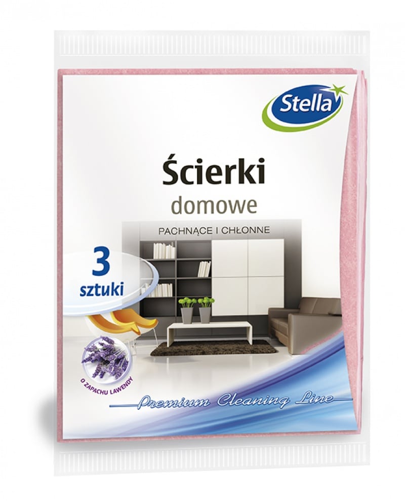 hs-0110068 STELLA Ścierki domowe zapachu lawendy 3 sztuki PS0982/20 - obrazek 1