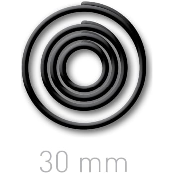 Pierścienie wzmacniające, etykiety samoprzylepne, kółko do oprawy dokumentów Opus O.easyRing 30 mm, 60 szt./op. czarny